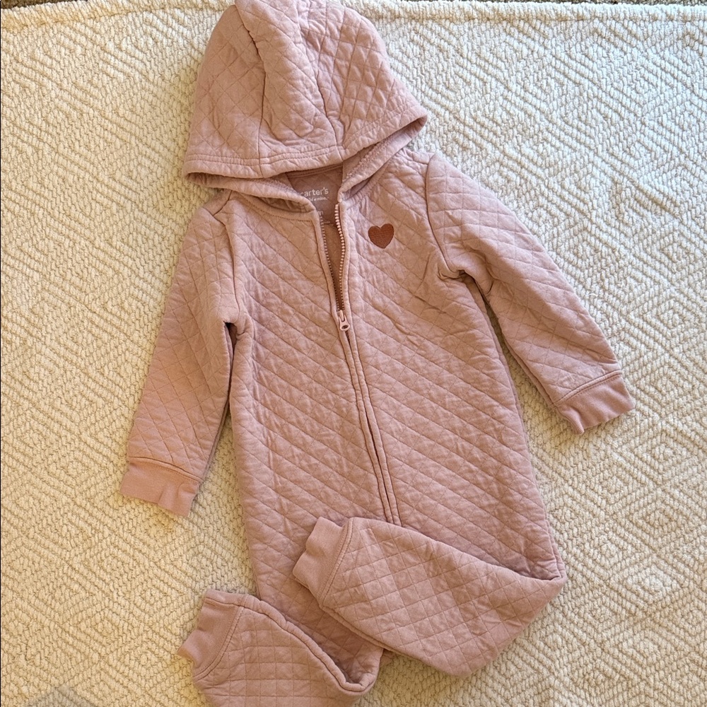 Carter's Quilted Hooded Bodysuit